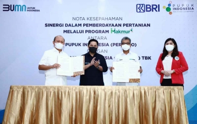 Sinergi Pupuk Indonesia dan BRI, Program Makmur Jadi Solusi Pemberdayaan Petani Nasional