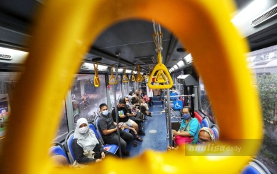 Prokes Covid-19 Tetap Diberlakukan di Bus Trans Metro Deli