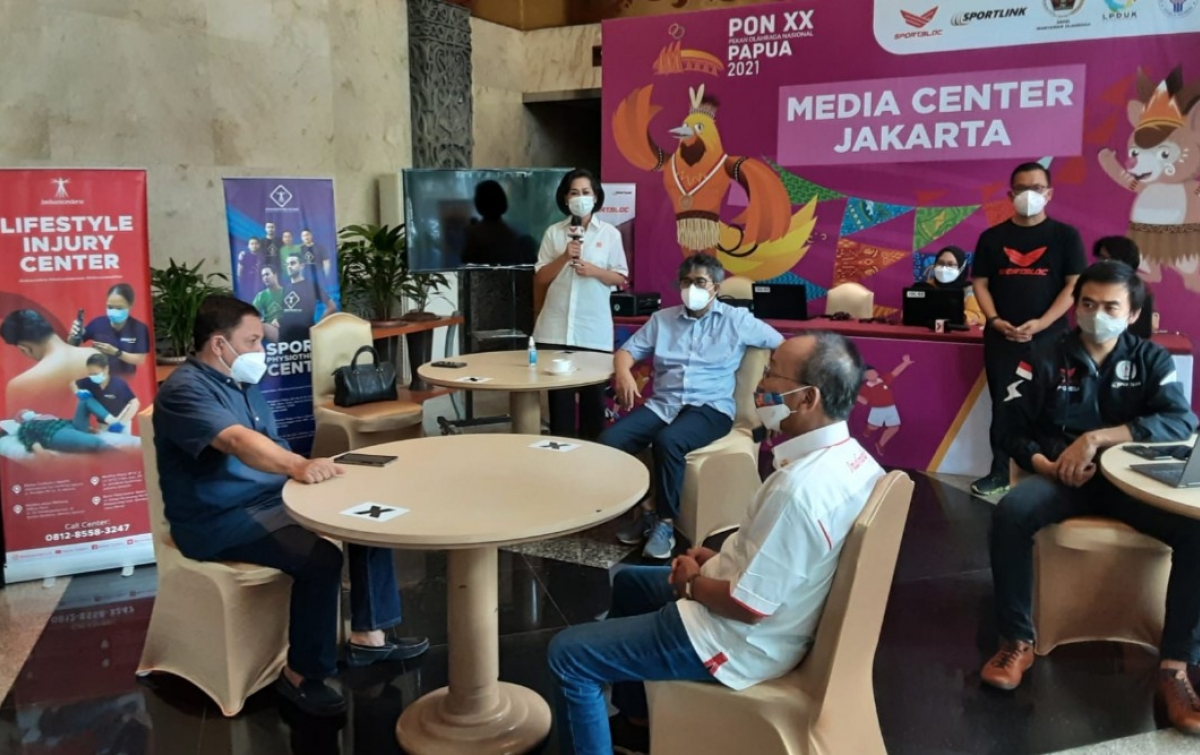 Pembukaan Media Center Jakarta Untuk PON XX Papua
