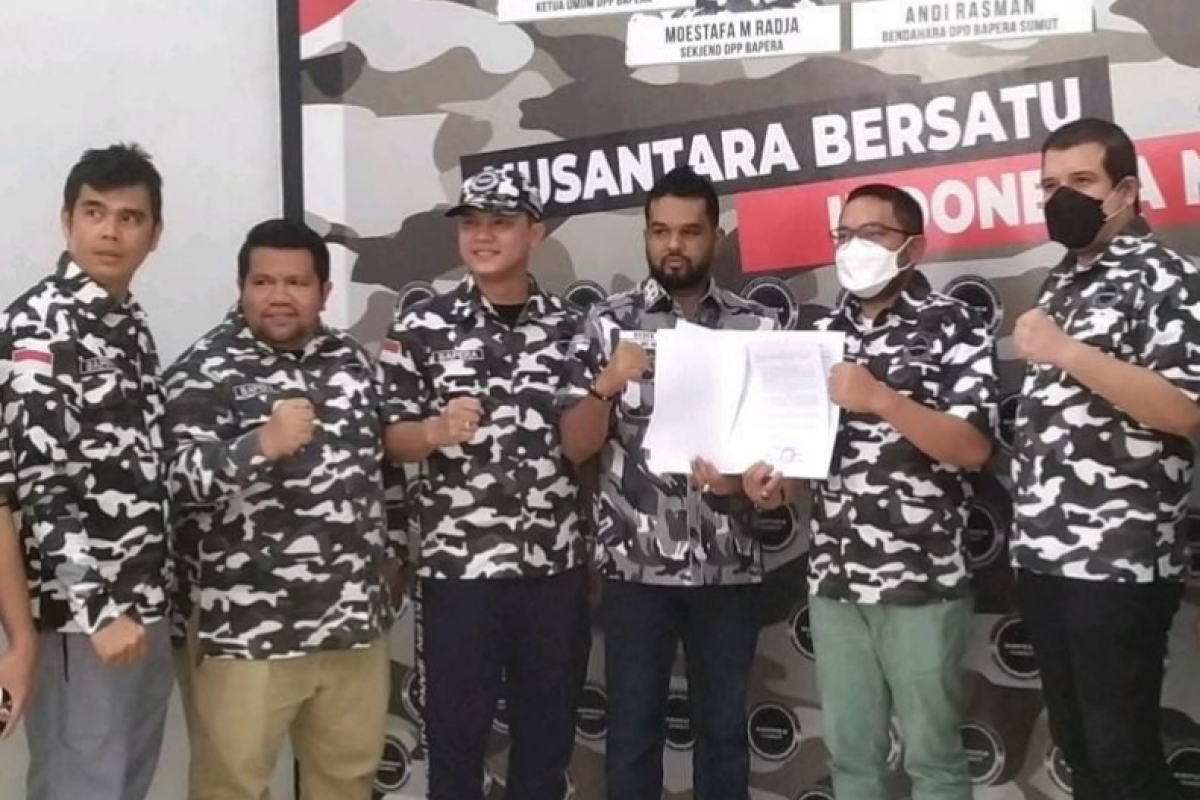 Franch Bernhard Terima Mandat Sebagai Ketua Bapera Dairi dan Pakpak Bharat