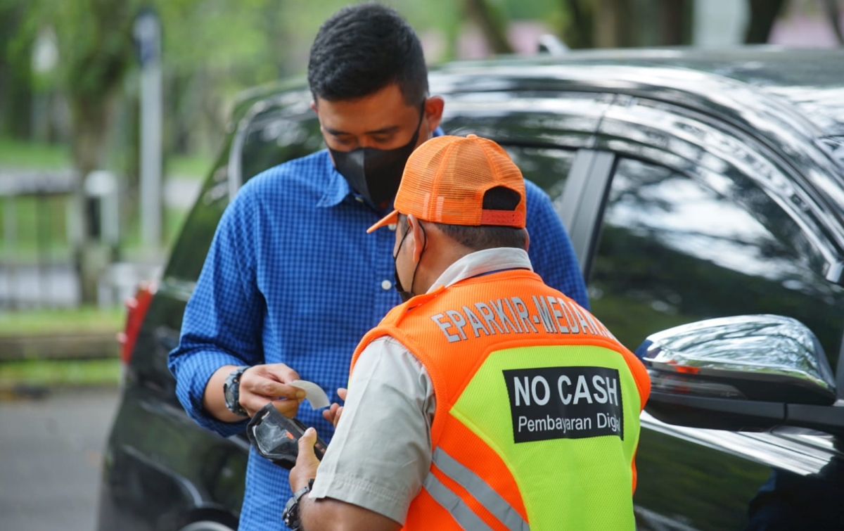 Bobby Nasution Terapkan E-Parking, Pastikan PAD Langsung Masuk Kas Daerah