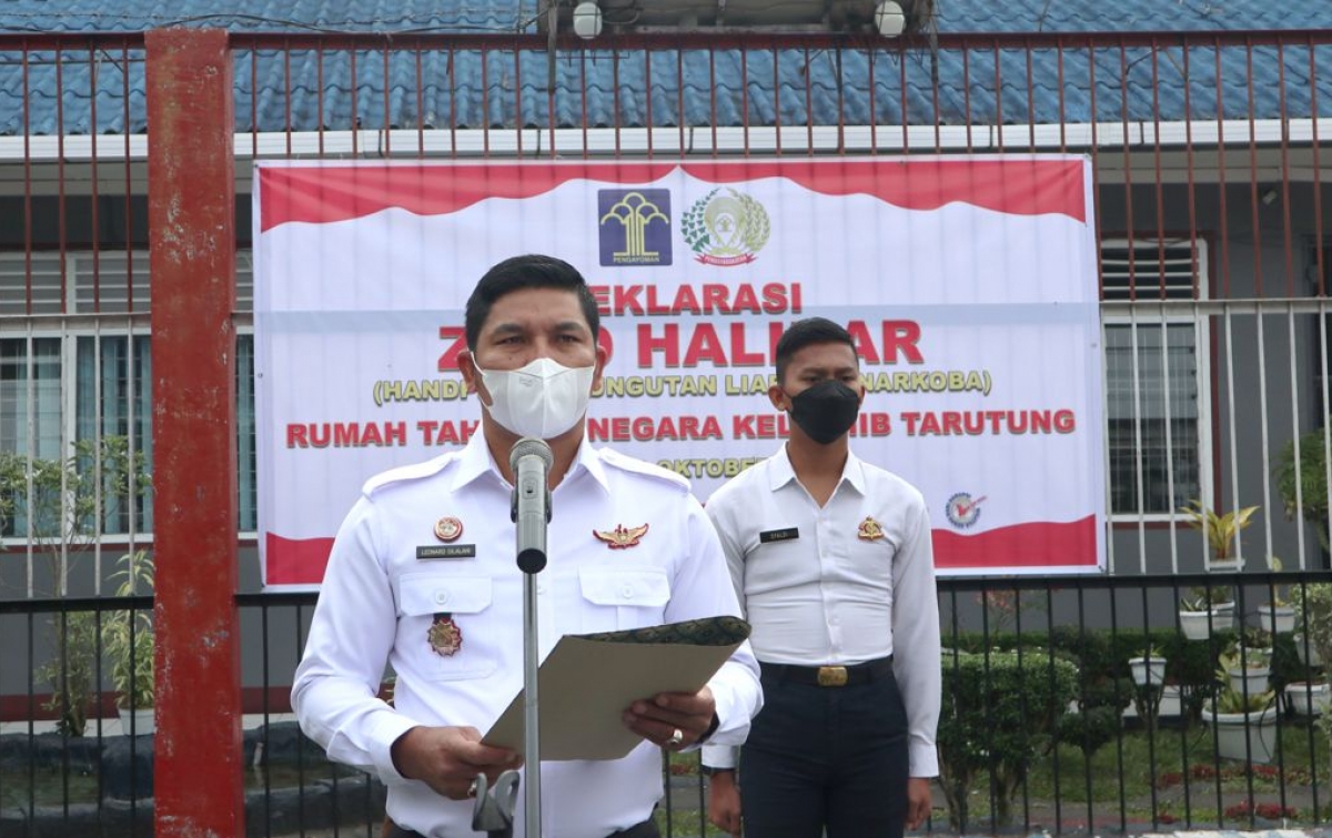 Rutan Tarutung Deklarasi Zero Halinar