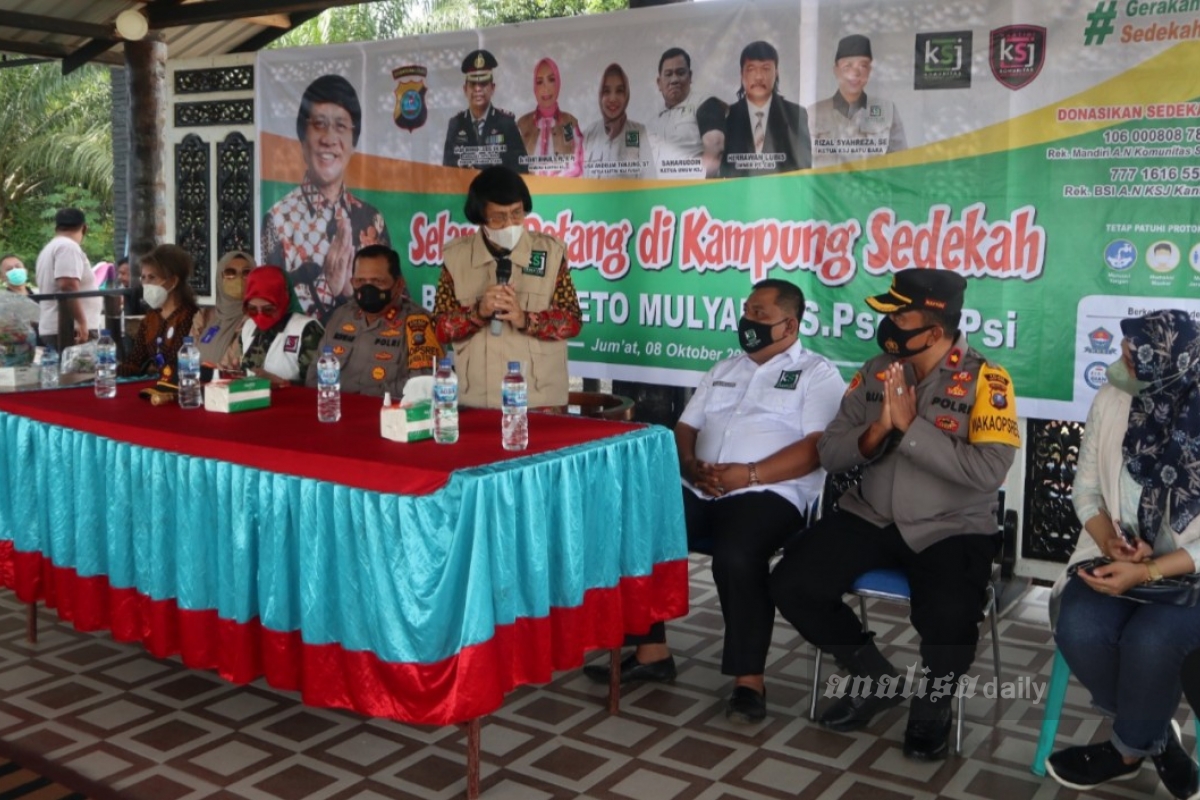 Kak Seto Kunjungi Anak Yatim di Batubara