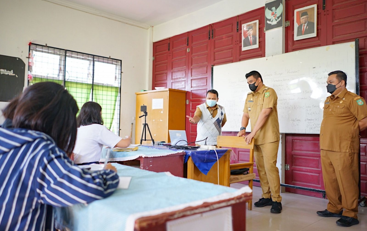 SMP di Medan Sudah PTM, Satu Kelas Maksimal 10 Orang