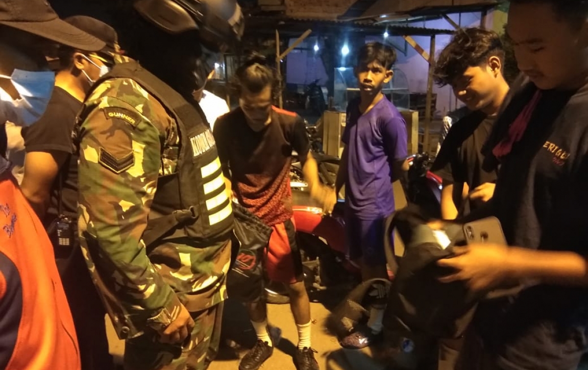 Jaga Kamtibmas di Tanjung Mulia Hilir, Lurah Bersama TNI-Polri Patroli Rutin