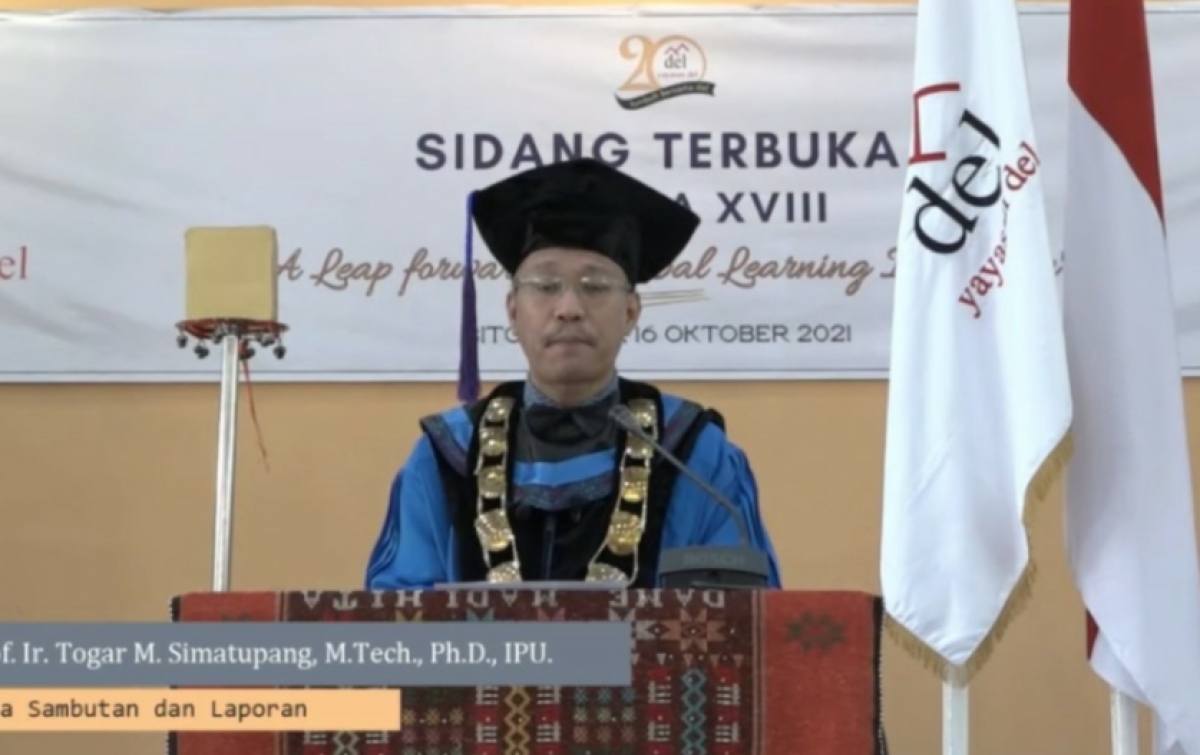 Institut Teknologi Del Gelar Wisuda Xviii Secara Daring Sumut 