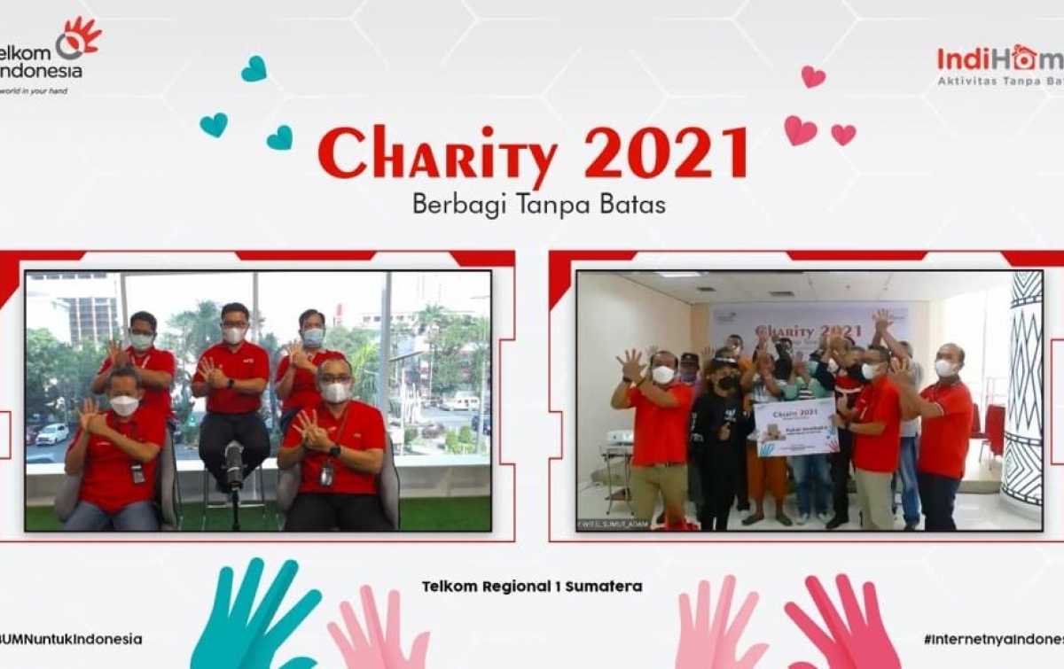 Bangkitkan Semangat Masyarakat, IndiHome Serahkan Bantuan Rp 420 Juta