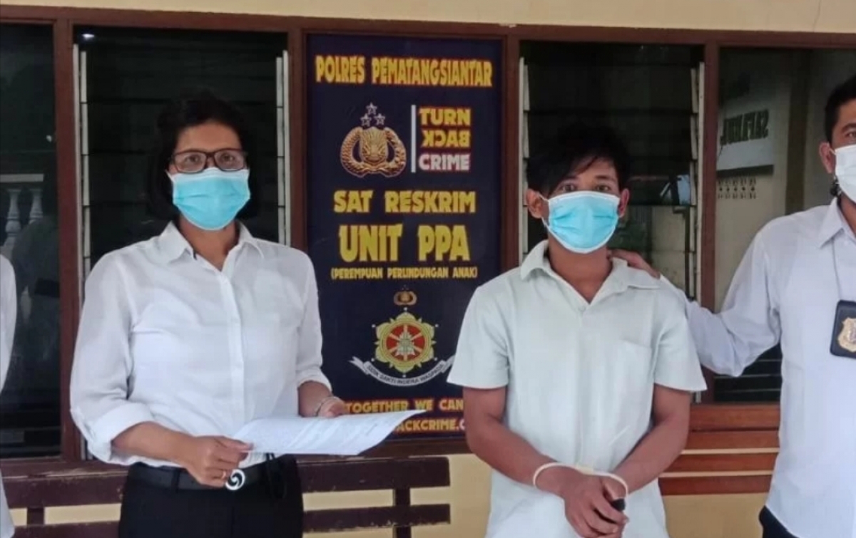 Pelaku Asusila Pada Anak di Bawah Umur Ditangkap Polisi Siantar