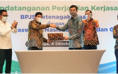 BPJS Ketenagakerjaan dan Hiswana Migas Sepakat Wujudkan Perlindungan Program Jamsostek