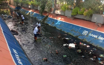 Aksi Bersih Sungai Putih di Medan Petisah untuk Menjaga Kelestarian