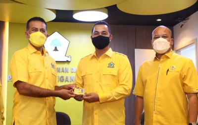 Sultan Djorghi Gabung Golkar Sumut