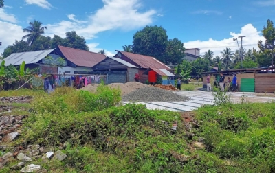 Masyarakat Aceh Bangun Kembali Masjid yang Hancur Akibat Gempa Sulbar
