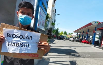 BBM Masih Kosong, Pengendara Serbu SPBU Hingga Buat Macet