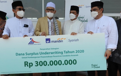 Peduli Pendidikan, AXA Mandiri Syariah Salurkan Dana Bangun Perpustakaan