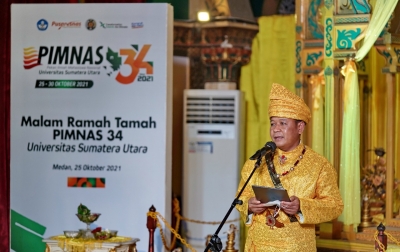 Ramah Tamah PIMNAS 34 USU di Istana Maimun