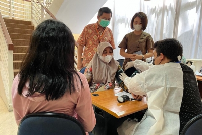 Kejar Herd Immunity, Bank Mega dan CT Corp Perluas Vaksinasi Covid-19 di Medan