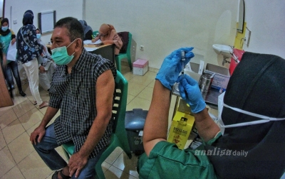 Empat Hari Dibuka, 600 dosis Vaksin Pfizer Disuntikkan