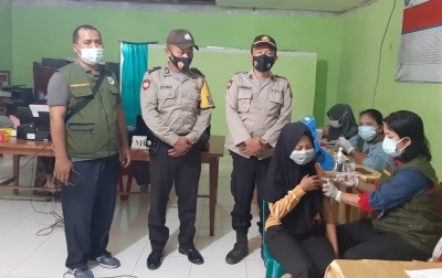 Polres Asahan Kembali Suntikan Vaksin Covid-19 Secara Door to Door