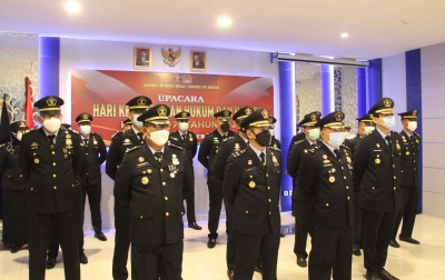 Kanimsus Medan Ikuti Upacara Secara Virtual pada Peringatan HDKD ke-76