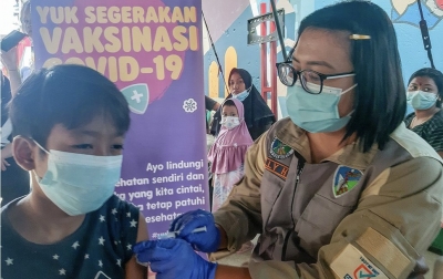 Peringati Sumpah Pemuda dengan Vaksinasi Covid-19 untuk Warga Kampung Sejahtera