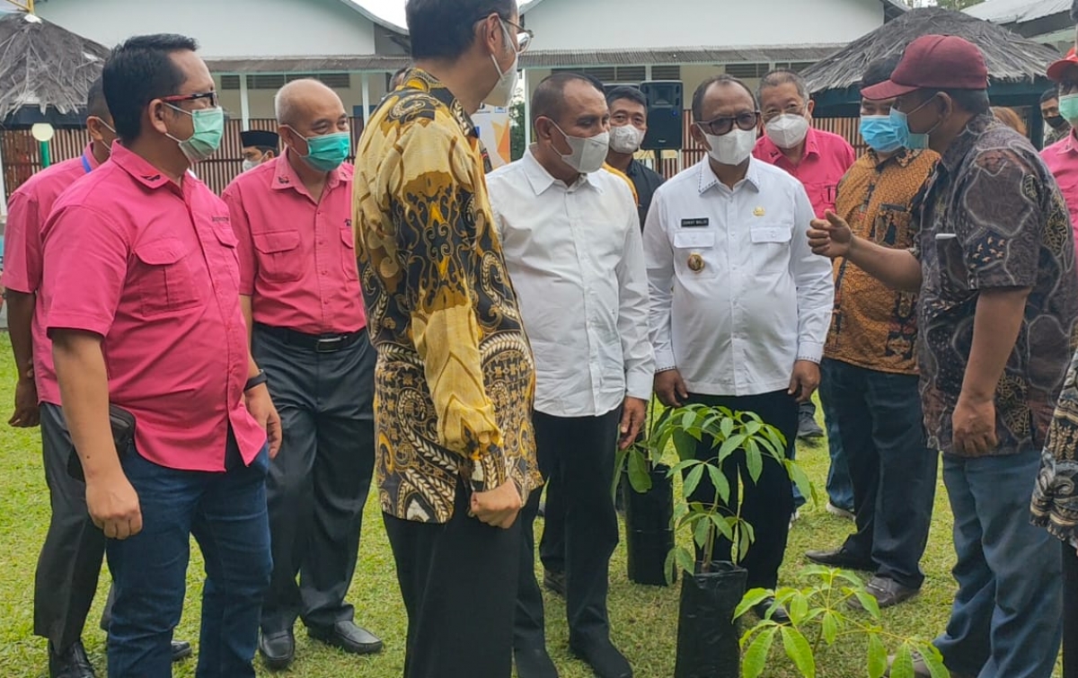 Gubsu Apresiasi Giat Sosial di Perkebunan Karet Dolok Merangir