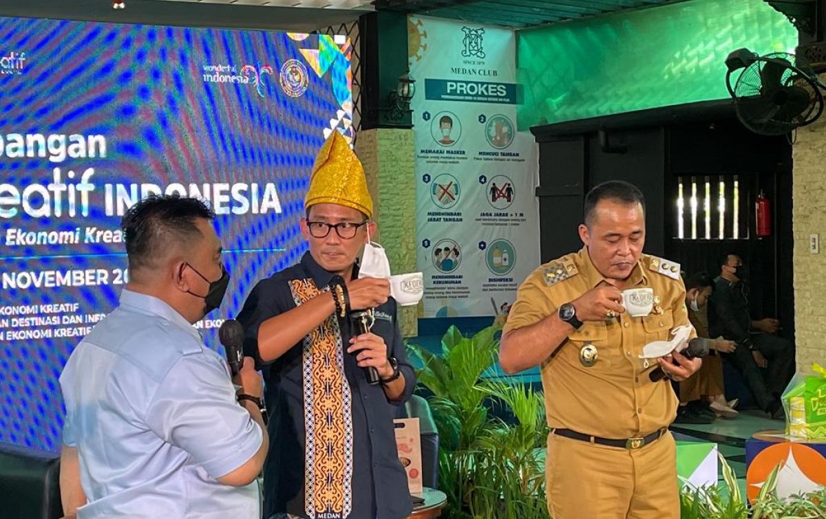 Sandiaga Uno: Kuliner Medan Harus Terus Berinovasi, Jadi Andalan Ekonomi Bangkit