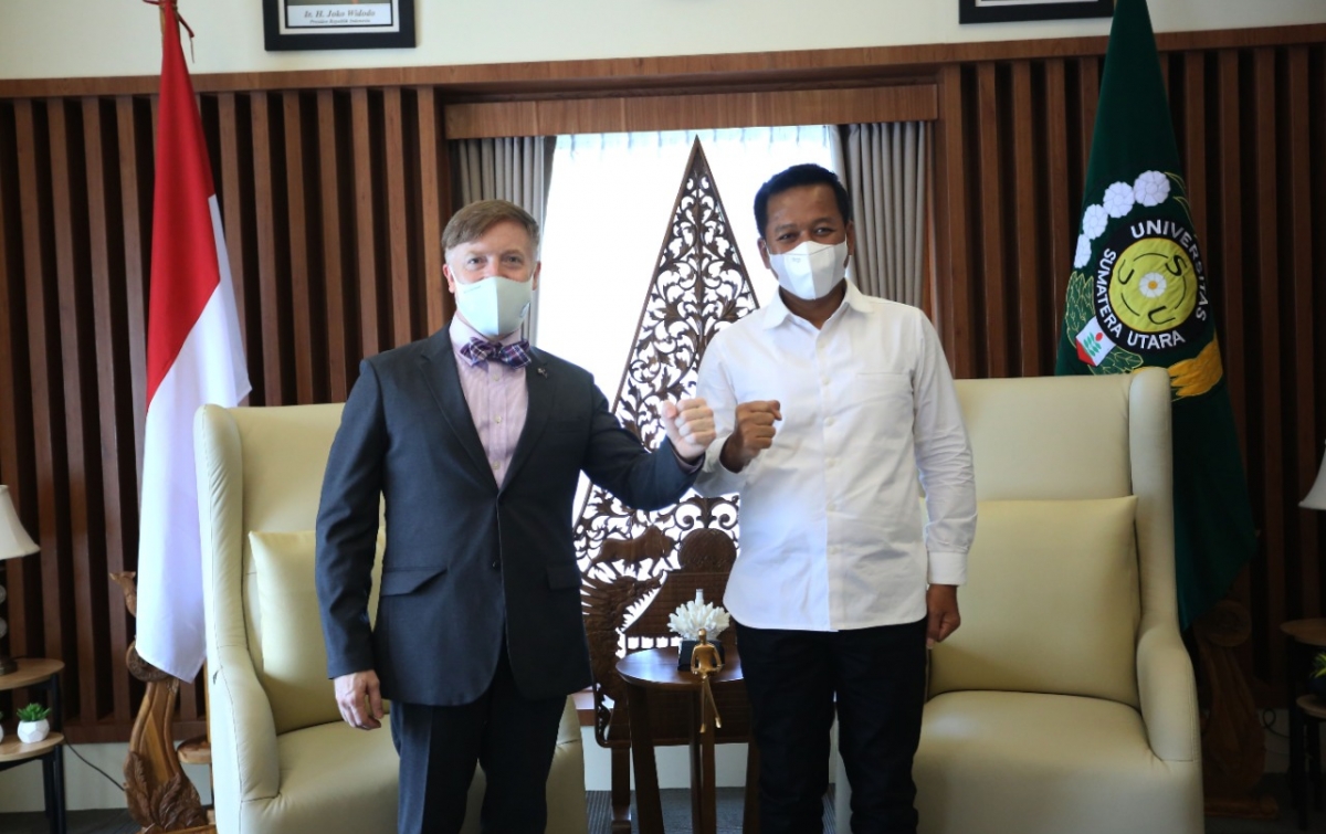 USU - Amerika Serikat Jajaki Kerja Sama Bidang Pendidikan