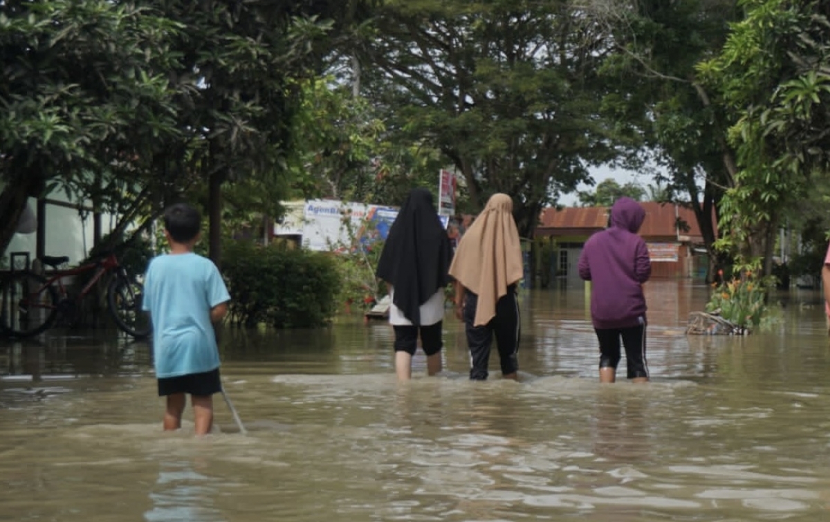 Camat Sei Rampah Pastikan Seluruh Korban Banjir Telah Dapatkan Bantuan