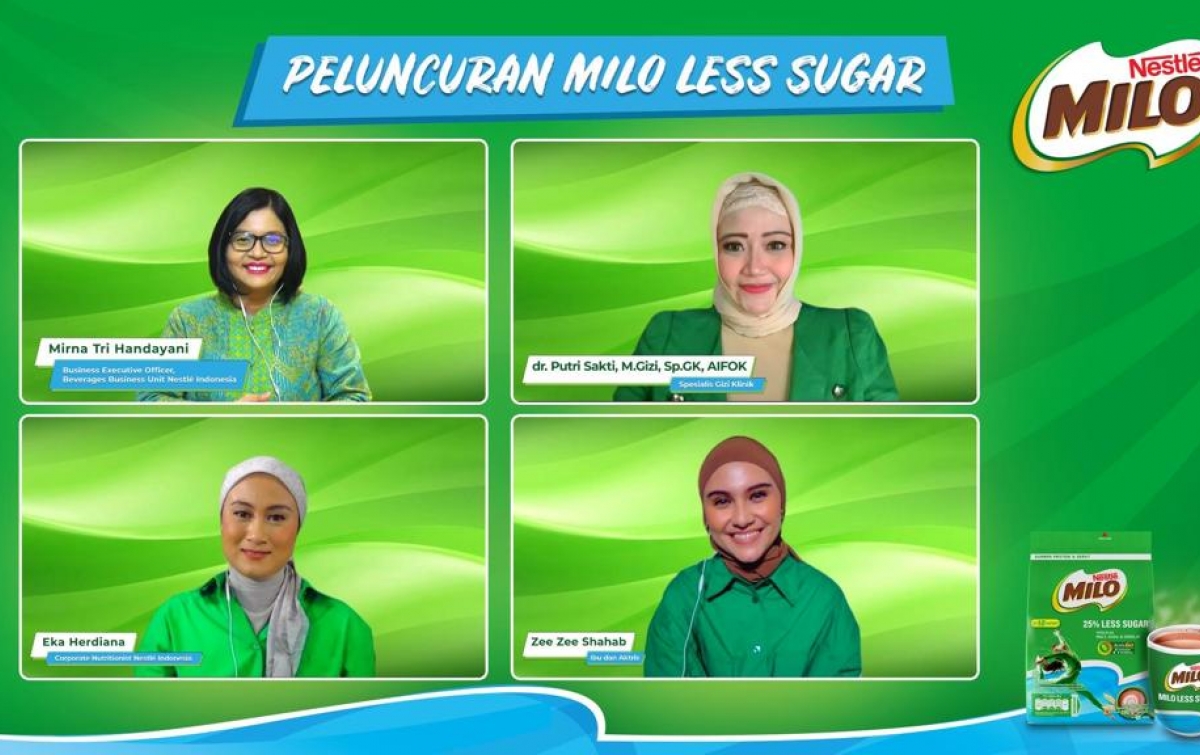 Pertama di Indonesia, MILO Less Sugar Hadir dengan 0 Gram Sukrosa