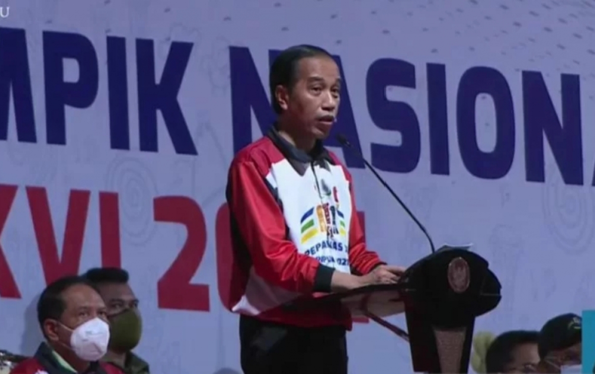 Joko Widodo Tutup Perhelatan Peparnas XVI Papua