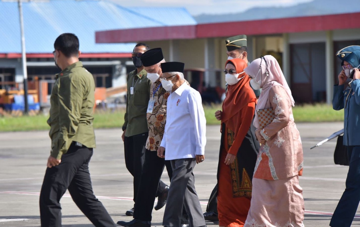 Wapres Ma'ruf Kunjungi Aceh, Pimpin Rapat Pemberdayaan Ekonomi