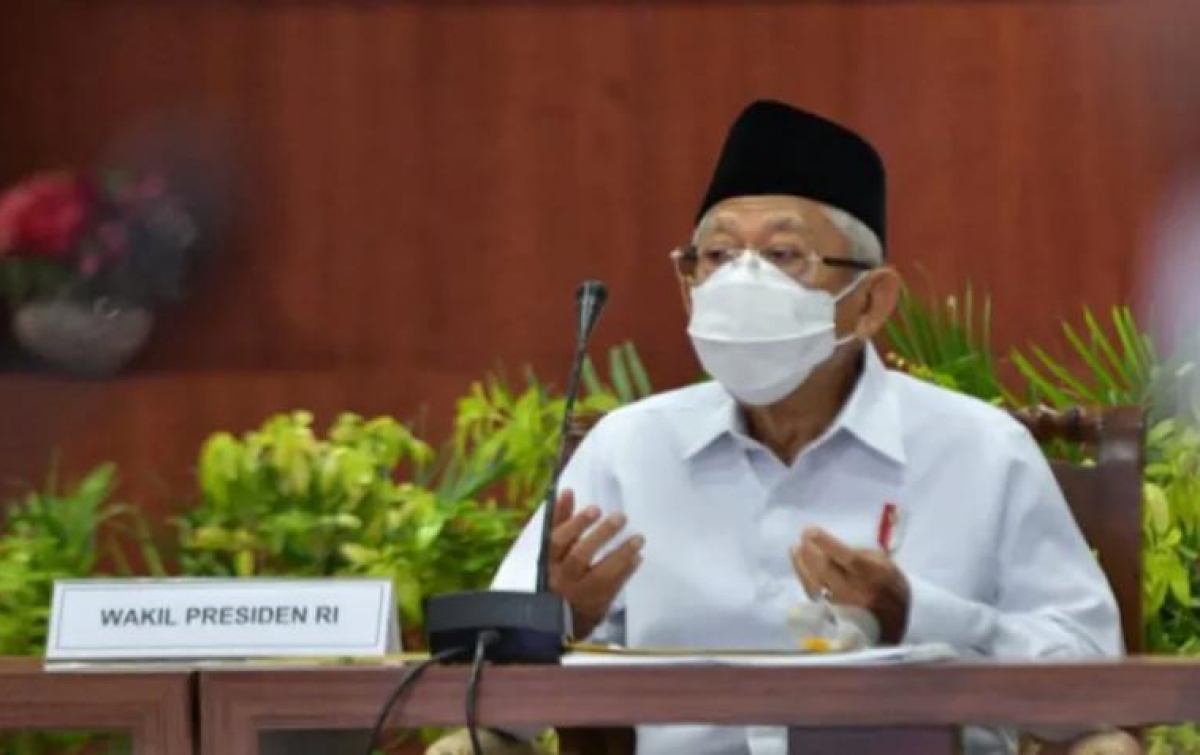 Wapres Ma'ruf Soroti Rendahnya Serapan Anggaran dan Vaksinasi di Aceh