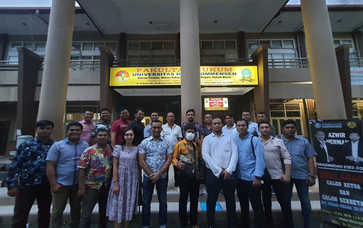 Alumni HKBP Nommensen Siap Menangkan Azwir - Hermansyah Pimpin PERADI Medan