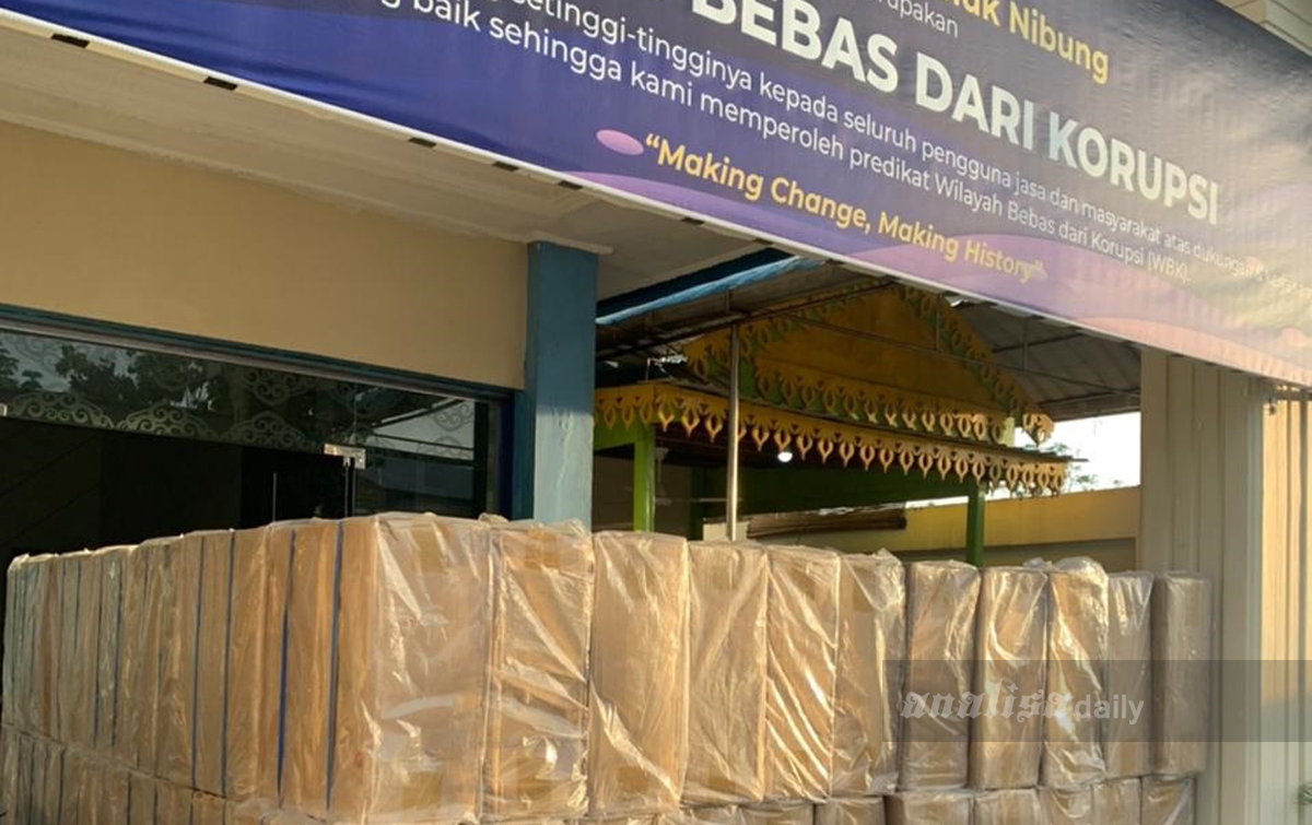 334 Karton Rokok Disita KPPBC Teluk Nibung