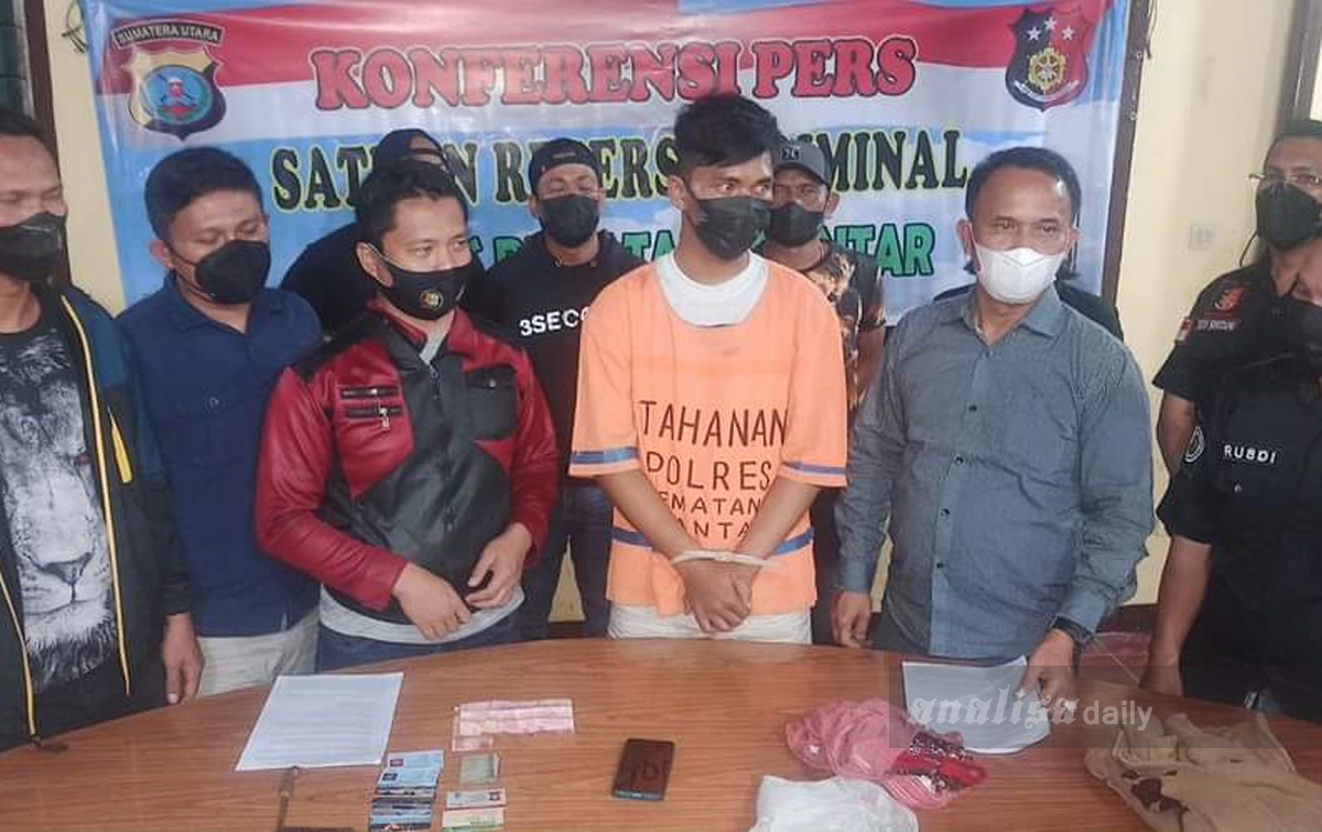 Pelaku Penikaman Istri di Siantar, Ditangkap di Labuhan Batu