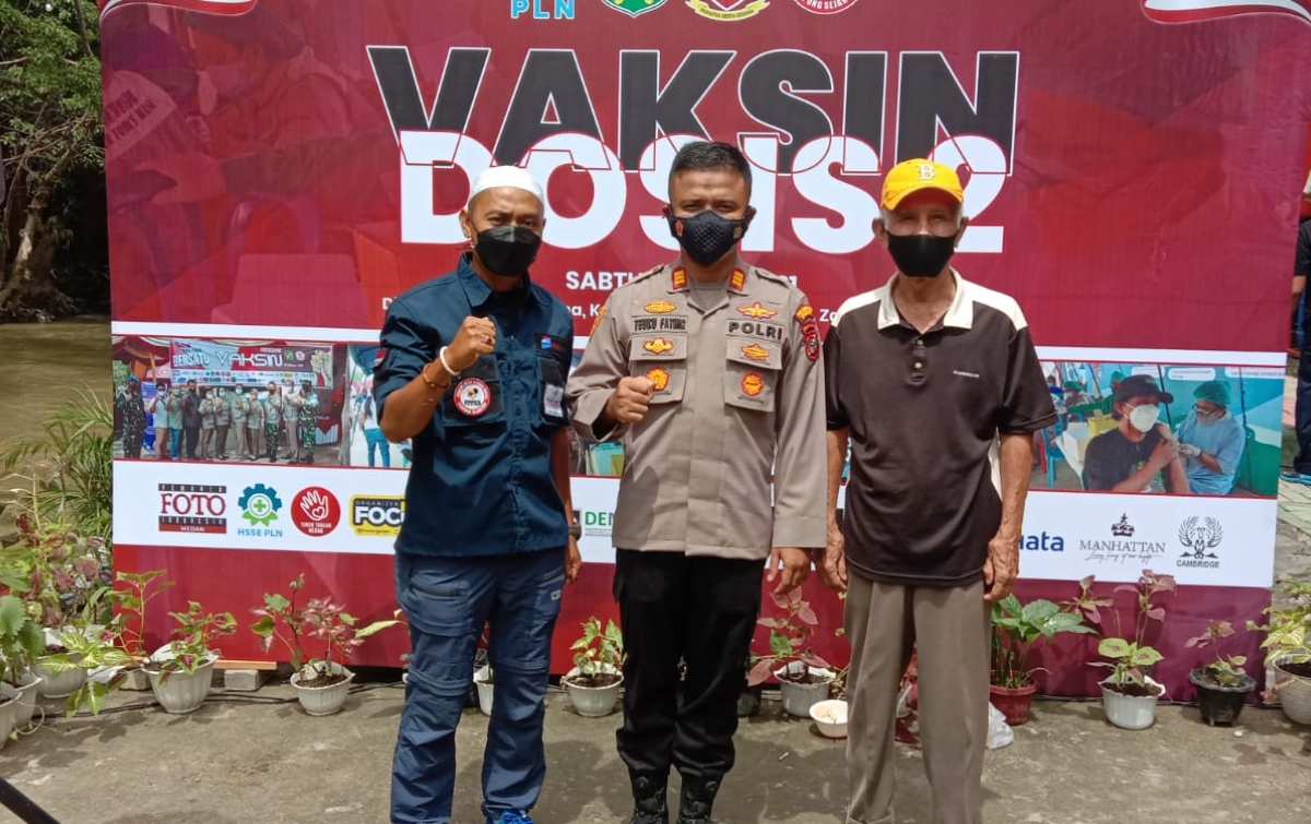 Kapolsek Medan Baru Monitoring Pelaksanaan Vaksinasi Covid-19 Dosis 2