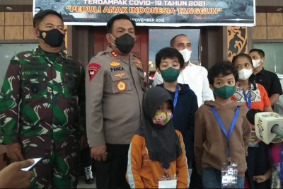 110 Anak Terdampak Covid-19 Dapat Beasiswa dari Polda dan Pemprov Sumut