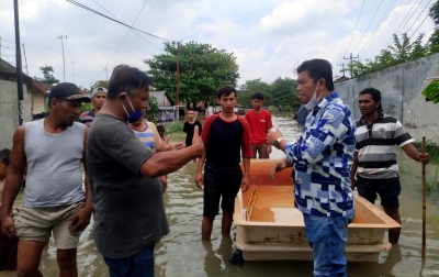 Imran Obos: Penyebab Banjir di Tanjungmorawa Drainase Buruk