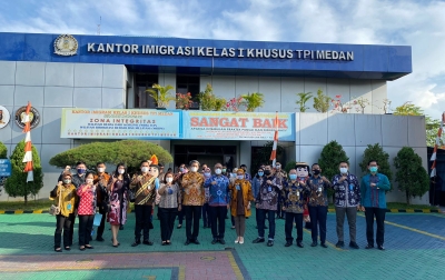 Kanimsus Medan Terima Kunjungan Studi Tiru dari Kanimsus Jakarta Selatan