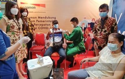 Tingkatkan Angka Herd Imunity, 3000 Warga Ikuti Vaksinasi Covid-19