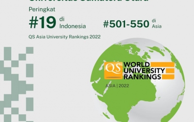 USU Peringkat 19 Kampus Terbaik di Indonesia
