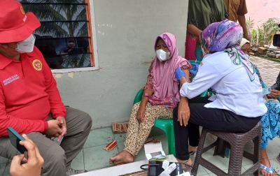 BIN Sumatera Utara Vaksinasi Istri Veteran