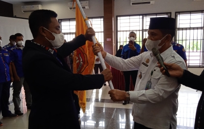 Pengurus Karang Taruna Tanjungmorawa Dilantik, Wabup Deliserdang: Karang Taruna Penggerak Pembangunan Daerah