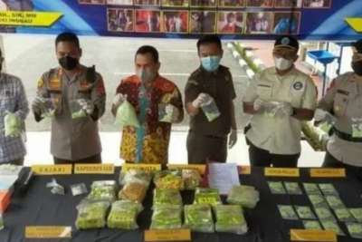 Polres Lubuk Linggau Tangkap Pemilik 13,722 kg Narkoba Asal Medan