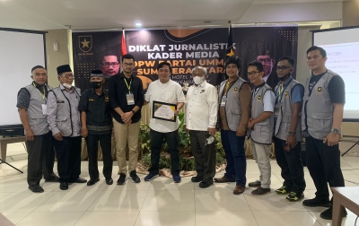 Partai Ummat Sumut Diklat Jurnalistik Kader Media, Ketua DPP: Perlu Diterapkan di Seluruh Indonesia