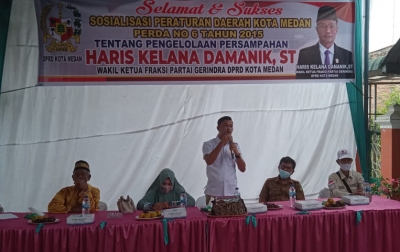 Haris Kelana Ajak Masyarakat Wujudkan Medan Bebas Sampah