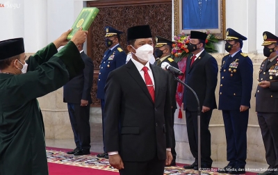 Jokowi Lantik Suharyanto Menjadi Kepala BNPB