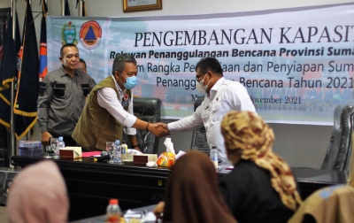 BPBD Sumut Lakukan Pengembangan Kapasitas Relawan Penanggulangan Bencana