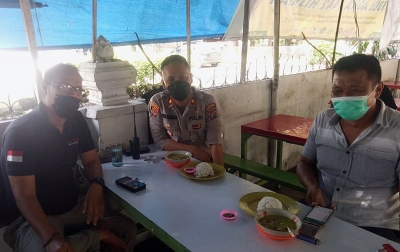 Kompol Rona Tambunan Kunjungi Warkop Jurnalis