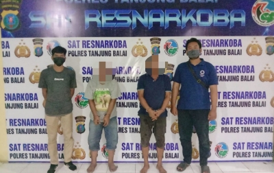 Polres Tanjungbalai Ciduk Bandar Narkoba dari Rumahnya